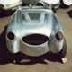 Austin Healey with newly completed panelling, front