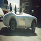 Austin Healey with newly completed panelling, offside