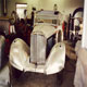 A new aluminium 1935 Bentley Thrupp Maberly Darby drop head coupe front during construction