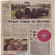 Bentley 420BHP 3/8 Special 'Restoring a classic creation' Bournemouth Daily Echo article by Chris Adamson Friday June 9th 2000