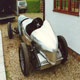 Bentley 420BHP 3/8 Special with the completed aluminium body, rear