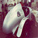 New aluminium body and rear wing for Bentley 3/8 Special, unpainted