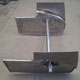 Extra large Bentley Speed Six stainless steel fuel tank end panels with bar