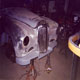 Daimler Conquest bodywork in construction with new front valance