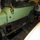 Nearside view of running boards with brass edging on this Edwardian Sunbeam