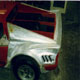 A Ferrari 512 BB Boxer being fitted with an Emblem body kit, nearside rear