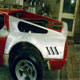 A Ferrari 512 BB Boxer being fitted with an Emblem body kit, nearside rear panel