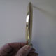 One new brass front wing/fender mouldings for a 1952 Lagonda Drophead, showing top edge