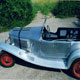 A Lagonda M45 T5 Drophead Tourer with the new steel body, bonnet and aluminium wings, nearside top