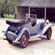 A Lagonda M45 T5 Drophead Tourer with the new steel body, bonnet and aluminium wings, finished and painted, offside rear