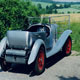 A Lagonda M45 T5 Drophead Tourer with the new steel body, bonnet and aluminium wings, rear offside view
