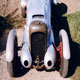 The Lagonda V12 Le Mans Gunville Special with new aluminium bodywork completed, front top