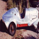 The Lagonda V12 Le Mans Gunville Special with new aluminium bodywork completed, offside
