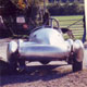 The Lagonda V12 Le Mans Gunville Special with new aluminium bodywork completed, rear